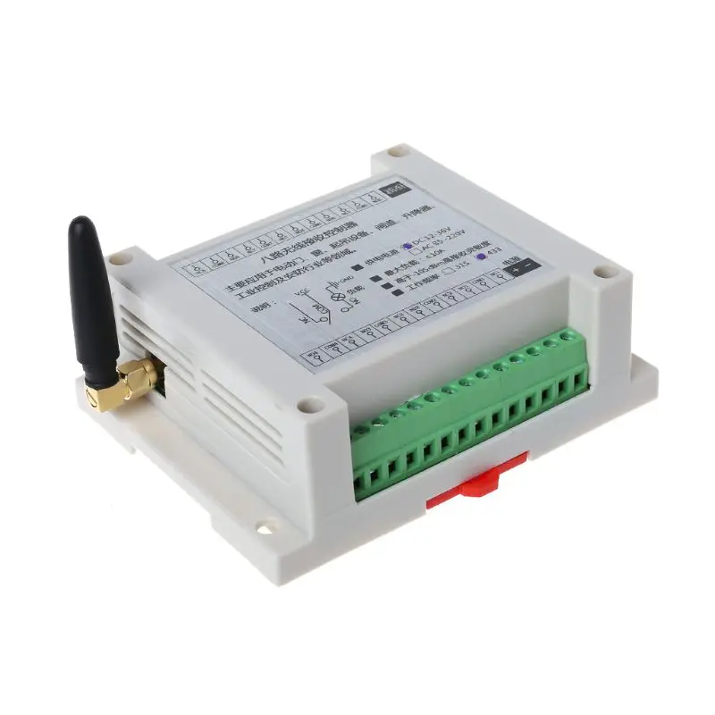 1 комплект 433Mhz DC 12V 8CH RF беспроводной пульт дистанционного управления Передатчик