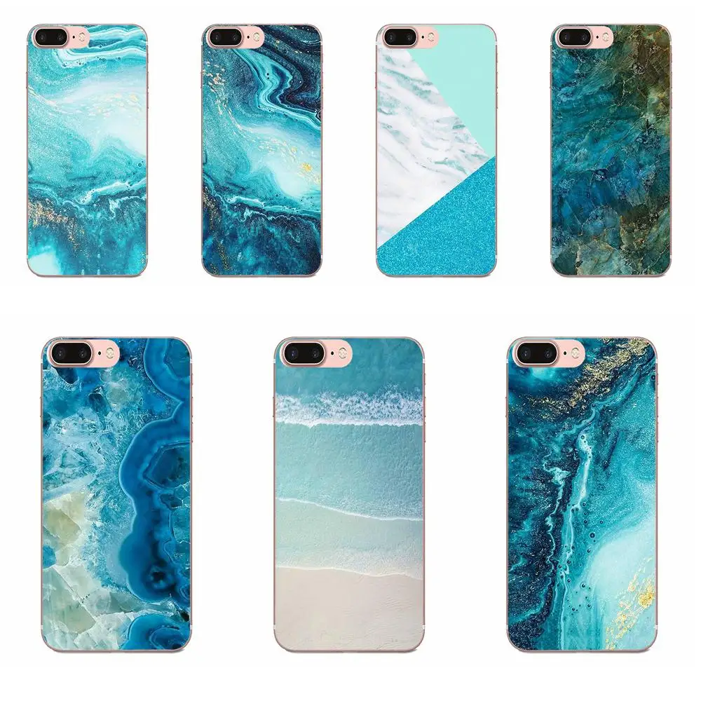 

For Huawei P7 P8 P9 P10 P20 P30 Lite Mini Plus Pro Y9 Prime P Smart Z 2018 2019 TPU Emerald Green Marble