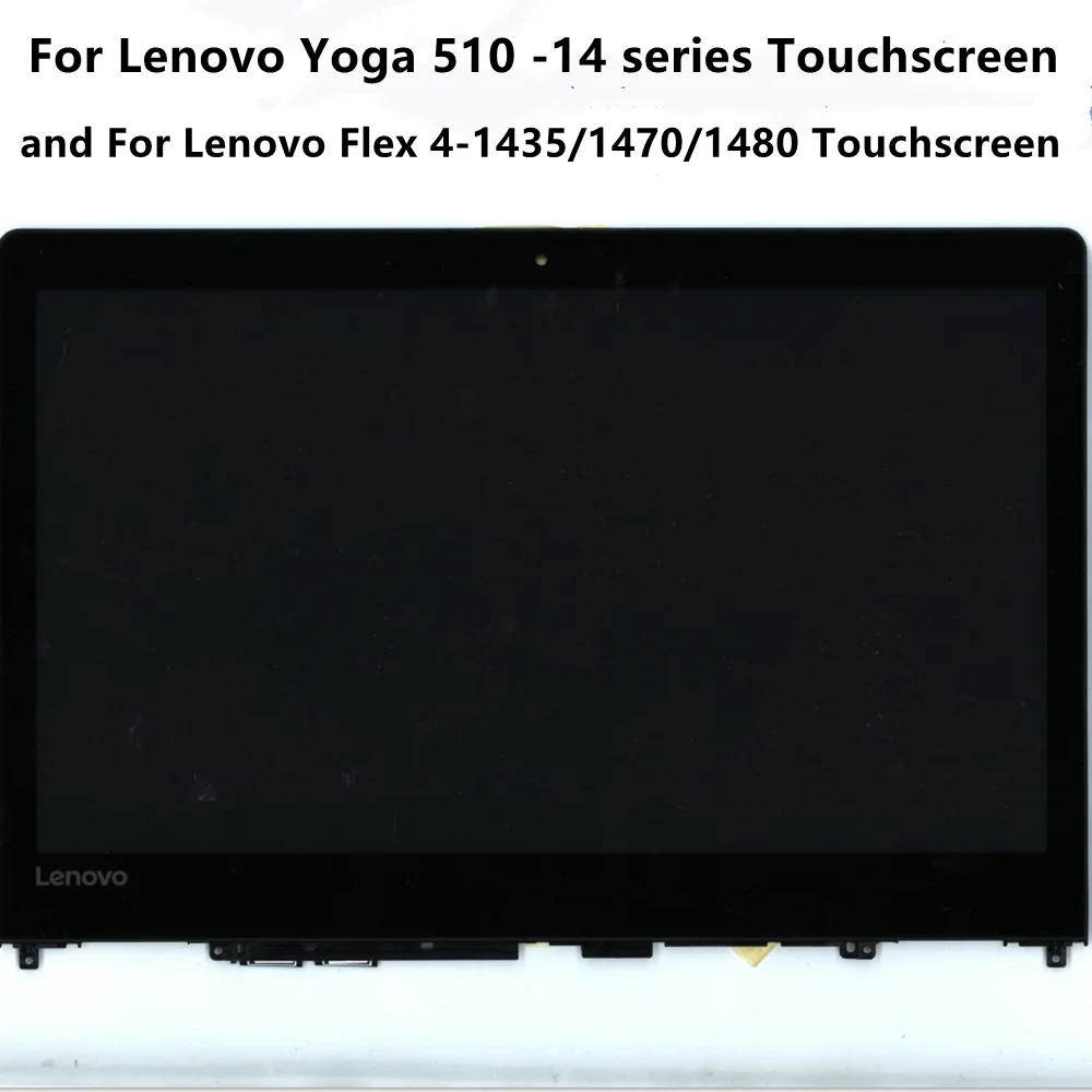 

ЖК-экран для ноутбука 14 дюймов, для Lenovo YOGA 510-14AST IKB ISK Flex 4-1435 1470 1480, сенсорный экран в сборе