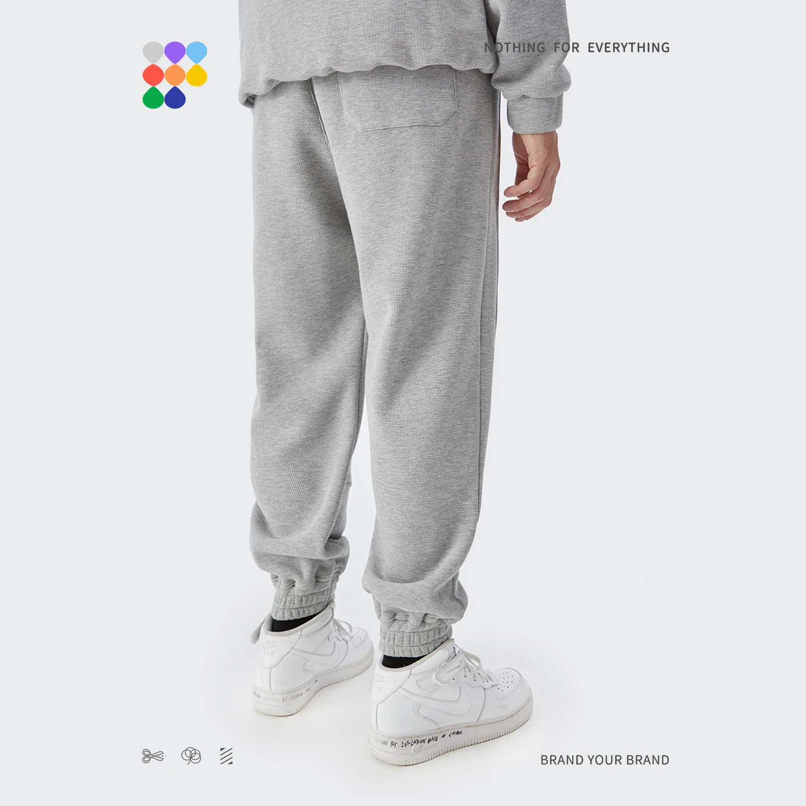 Inflation Mens Grey Sweatpants Winter 