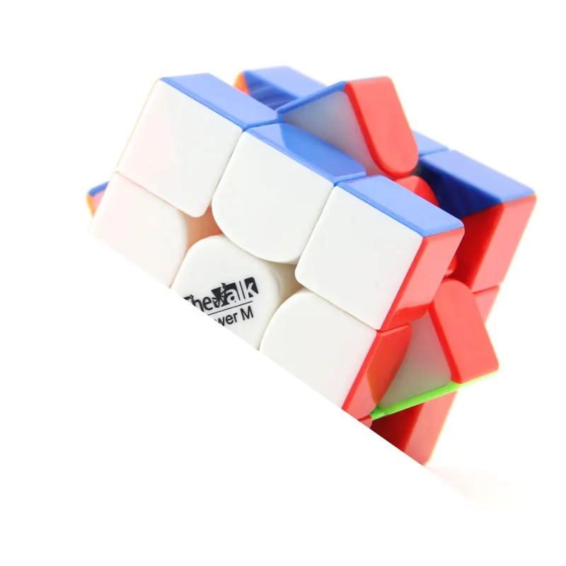 QiYi Valk 3 power M 3x3x3 Магнитный магический куб Valk3 3x3 профессиональный Нео скоростной куб головоломка антистрессовые игрушки для детей - Цвет: Stickerless