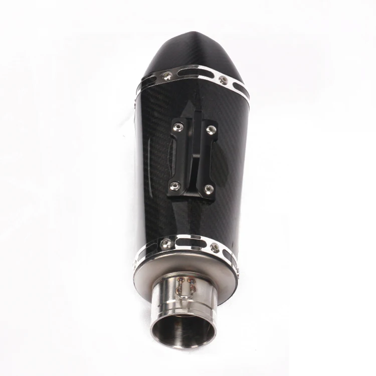 51 мм Универсальные углеволоконные akrapovic moto rcycle выхлопные трубы moto с DB killer для R6 XMAX300 KTM390 Benelli 300 GSX250R