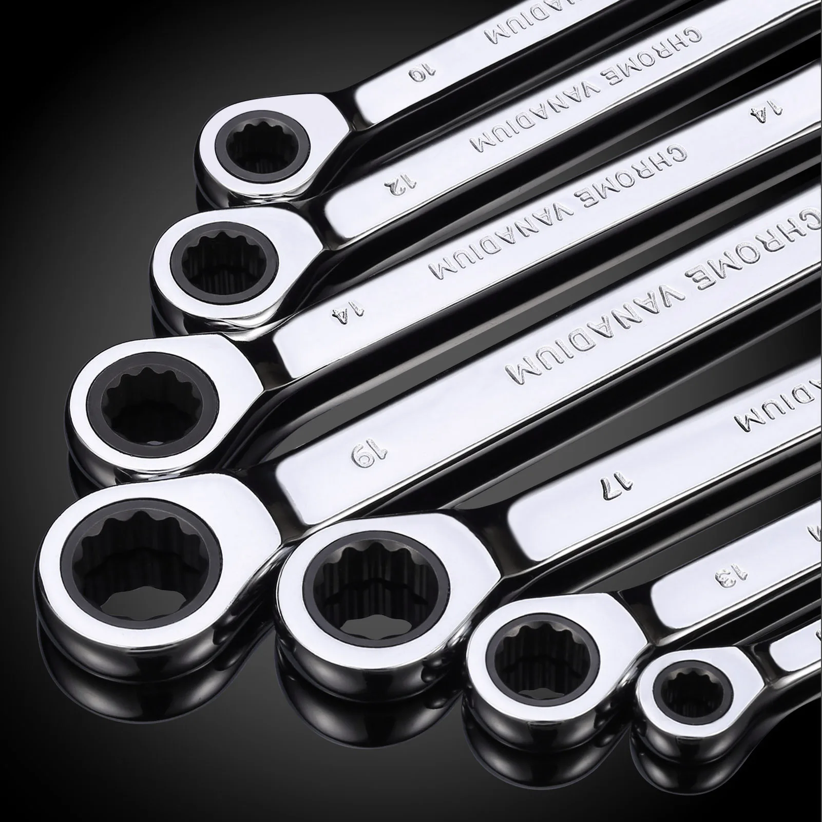 1 Piece Ratchet Combination Metric Wrench Multitool Key Ratchet Spanners Set of Tools Universal Wrench Tool Car Repair Tools 5