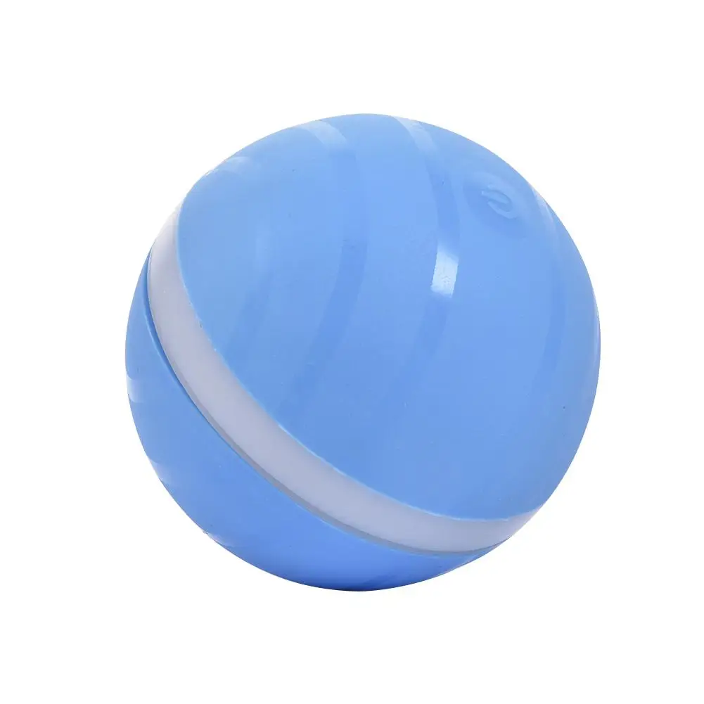 Горячая Водонепроницаемая детская игрушка Волшебная плойка попрыгунчик USB Электрический мяч для питомцев светодиодный прокатный флэш-шар забавная игрушка для кошки собаки детей - Цвет: Blue