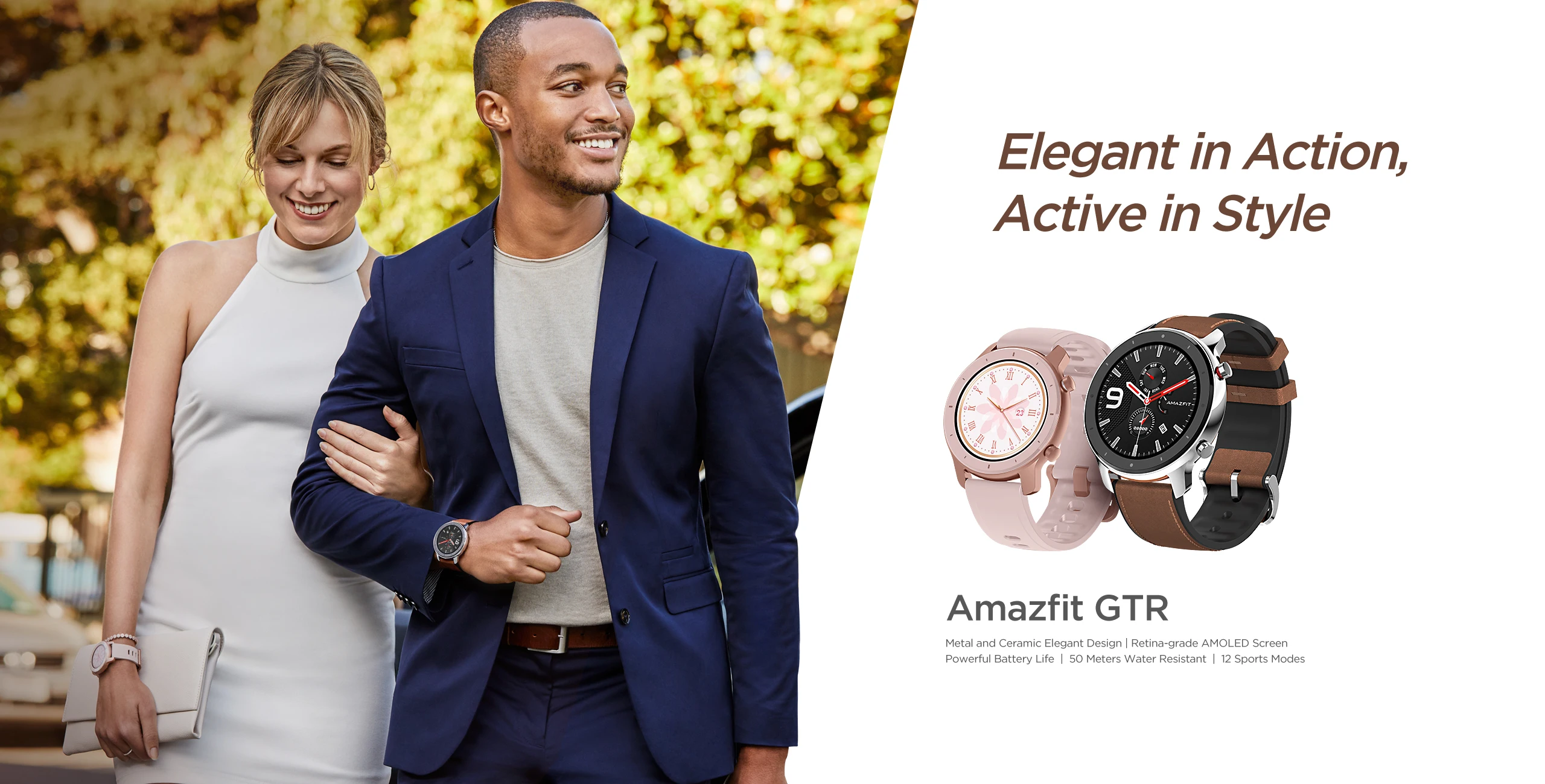 Смарт-часы Amazfit GTR 47 мм 5ATM водонепроницаемые Смарт-часы 24 дня батарея управление музыкой кожаный силиконовый ремешок
