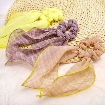 

Haimeikang Fashion Scrunchies Elastic Hair Bands New Spring Summer Hair Rubber Ribbon Korean Hair Ropes Women Hair Accessories