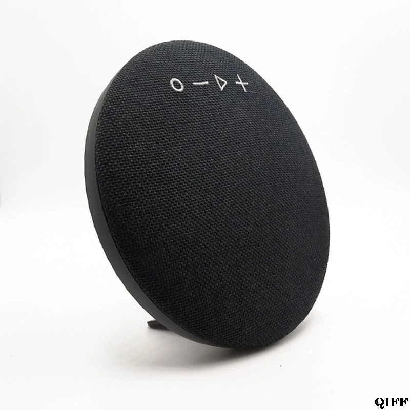 F6 12 Вт тканевая крышка стерео супер бас Bluetooth динамик Портативная уличная музыкальная Колонка Саундбар FM TF карта Встроенный микрофон ручной работы бесплатно - Цвет: 7HH1500639-BK
