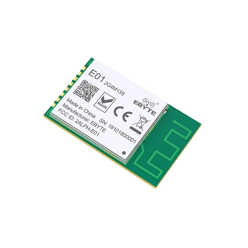 E01 2G4M13S nRF24L01 PA LNA 2 4 ГГц 20 МВт беспроводной приемопередатчик nRF24L01P PCB антенна