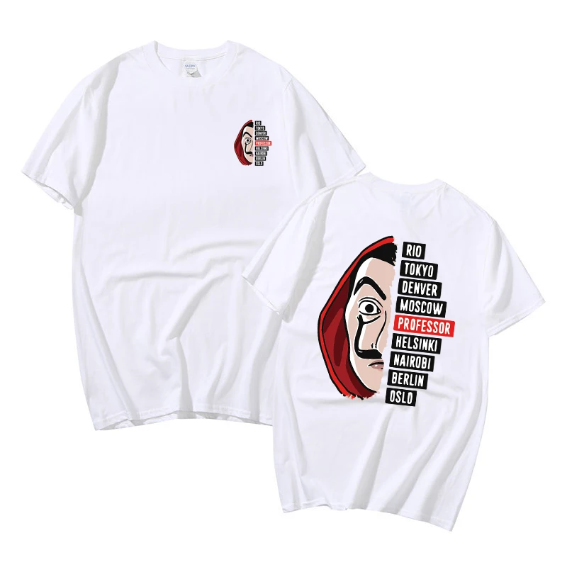 La Casa De Papel t shirt women Harajuku BELLA CIAO letters print Short Sleeve funny Money Heist House of Paper Hip Hop Tops Tees | Женская