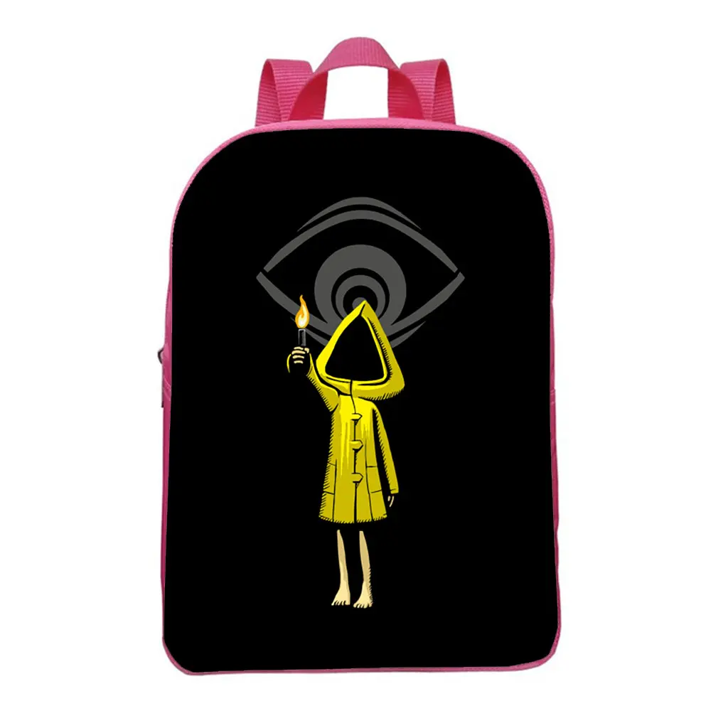 Kids Little Nightmares 2 Kindergarten Backpack Boys Girls Mochila Toddler Cartoon Game Knapsack Baby Children Toddler Rucksack