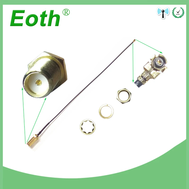 868 МГц антенна 915 lora lorawan GSM 3bdi SMA разъем антенны антенн 10 см RP SMA/u.FL соединительный