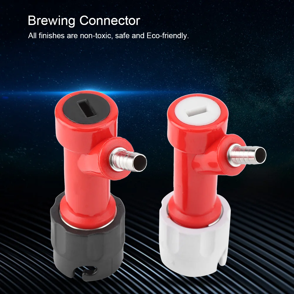 

2PCS 1/4 Tall PLASTIC Pin Lock Home Brewing Connector Coupler Set Home Brew Beer Kegs Dispenser Beer Tools