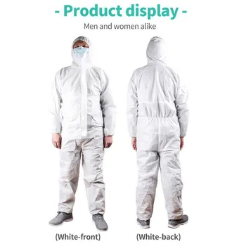 

Disposable Waterproof Oil-Proof Coverall For Spary Protective Painting Decorating Clothes Overall Suit Isolation Cover Gown