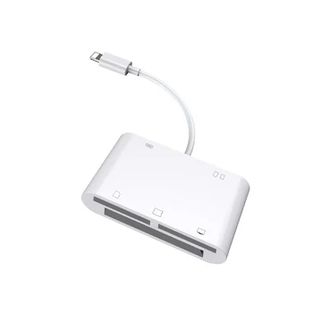 

All In 1 SD TF SDHC CF XD M2 Memory Card Reader for IPhone X XS MAX XR CF Card Writer for IPhone 11 PRO 12 6 7 8 Plus for IPAD