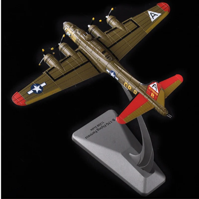 Коллекция 1:200 масштаб 1935 Летающий фор B-17 бомбардировщик дикаст сплав самолета дисплей для детей взрослых