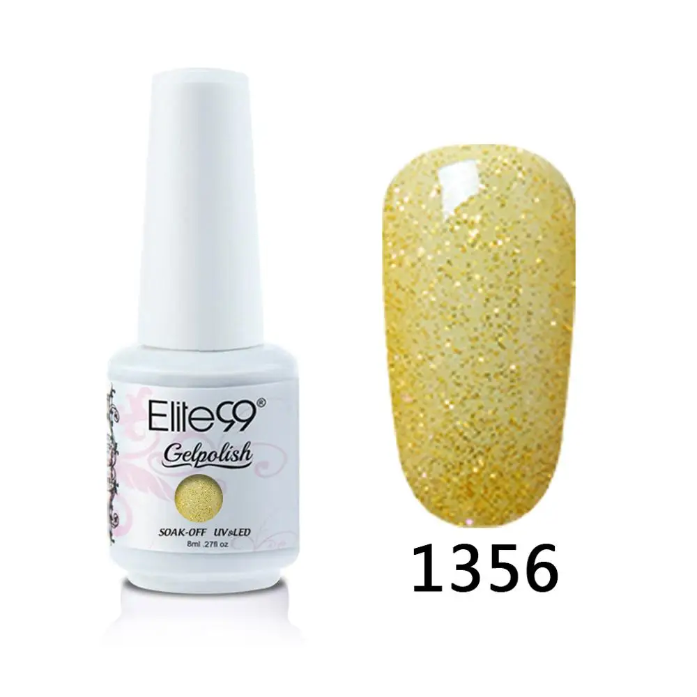 Elite99 8 мл Гель-лак для ногтей Vernis Полупостоянный лак для ногтей УФ-гель лак для ногтей эмаль для маникюра Лак для ногтей - Цвет: 1356