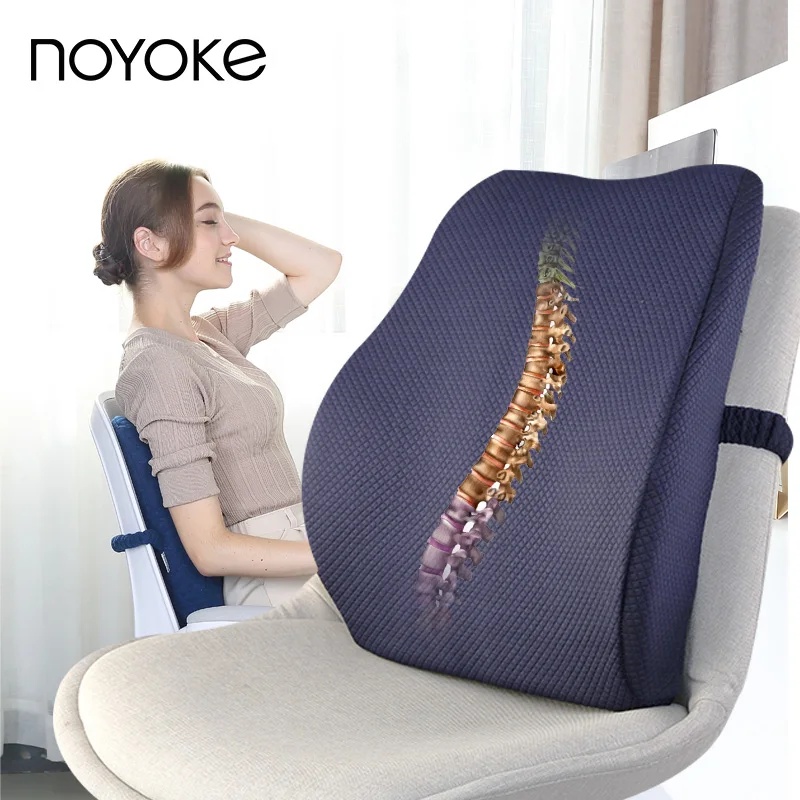 NOYOKE mejora el cojín del asiento, almohada de soporte de espuma con memoria para cintura, sofá, sofá, ortopédicos para espalda para el hogar y la Oficina - Hogar y
