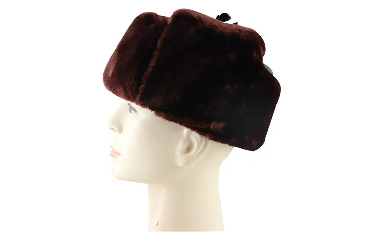 Осенне-зимние мужские женские шапки-бомбер CCCP Лыжная шляпа унисекс теплая ушанка шапка
