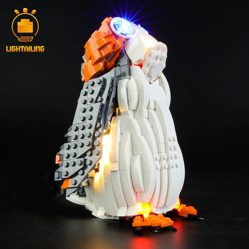 Светильник, светодиодный светильник, комплект для Starwars Porg светильник ing, совместимый с 75230(не включает модель
