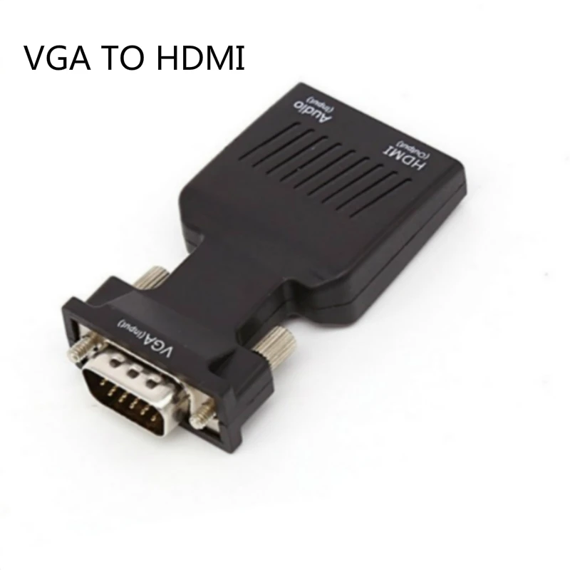 VGA к HDMI выход 1080P HD аудио ТВ AV HDTV ПК видео кабель VGA2HDMI конвертер адаптер
