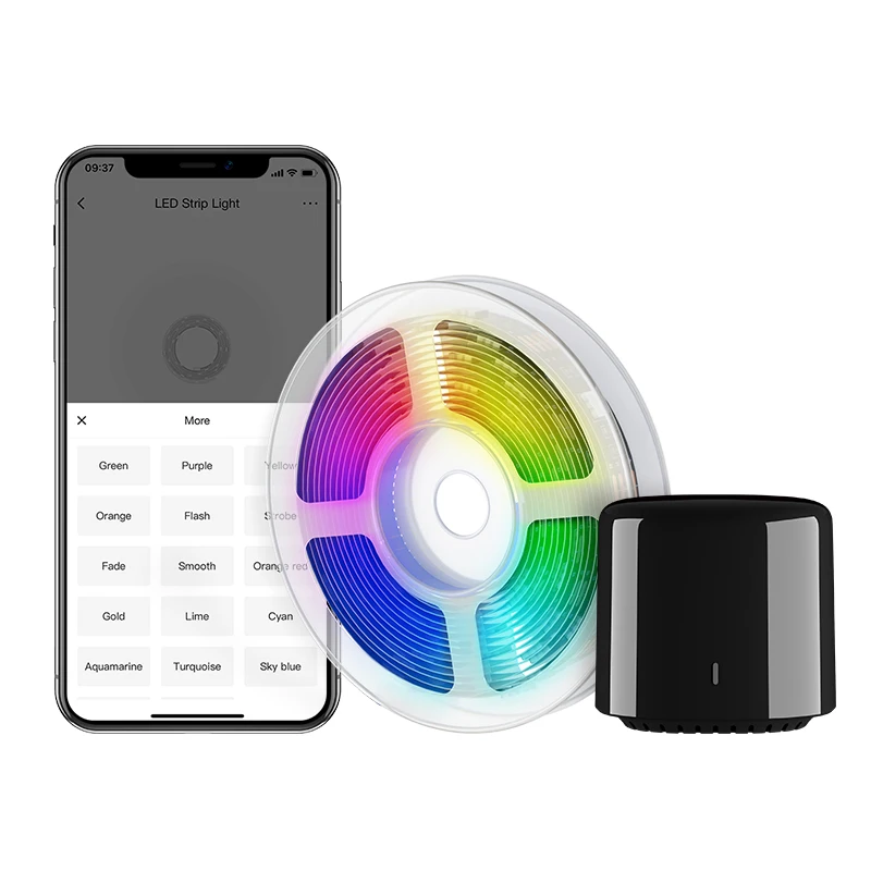 Broadlink Wireless App Control Remote Smart Light Strip, Funziona Con Alexa, Google Home, Ifttt