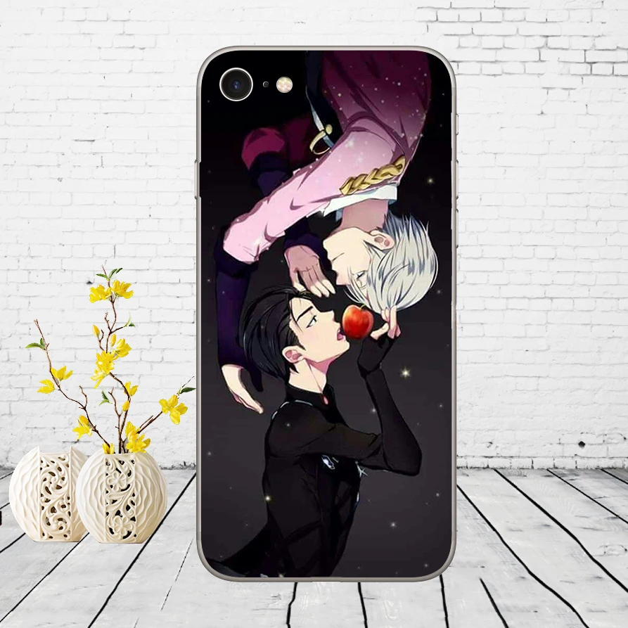 262D Yuri On Ice чехол для телефона Yuri! Мягкий силиконовый чехол plisetsky tiger чехол для iPhone 5 5S SE 6 6s 8 plus 7 7 Plus X XS SR MAX - Цвет: 5