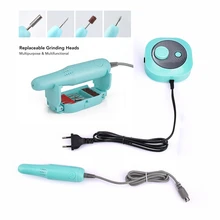 Электрический сверлильный станок для ногтей 25000 об/мин, 4 фрезы для ногтей, полировальная ручка, маникюрный станок, набор инструментов для педикюра, 15 Вт