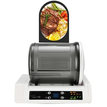 

220V Household Automatic Electric Vacuum Food Marinator Tumbling Machine LCD Inteliigent Hamburger Pickling Machine For Shop
