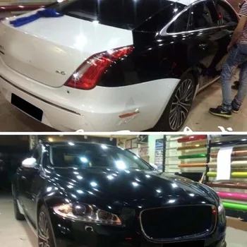 

Wrap Car Sticker Accessory Replacement Gloss Black Car Interior Shinning