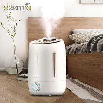 

Youpin Deerma Air Humidifier Aroma Diffuser Oil Ultrasonic Fog 5l Quiet Aroma Mist Maker Led Screen Air Humidifier for Home