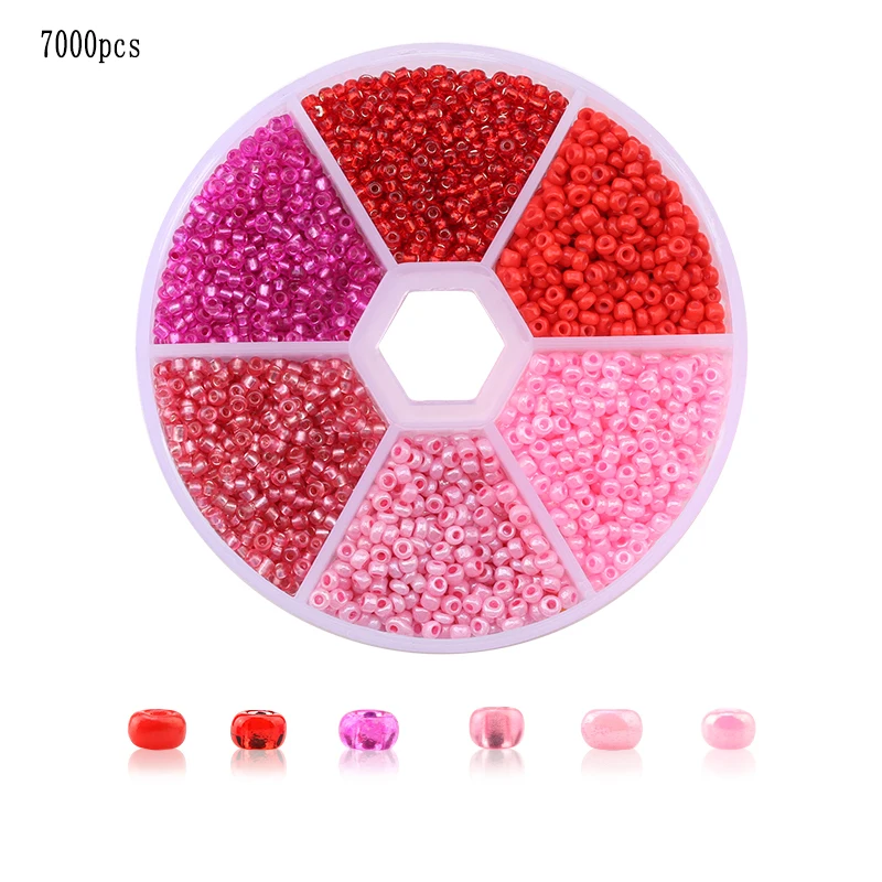 5 2 мм чешское стекло семян ремень с бисером коробка набор Шарм seedbeads рондели разделительные бусины для DIY браслет ожерелье ювелирных изделий - Цвет: 5
