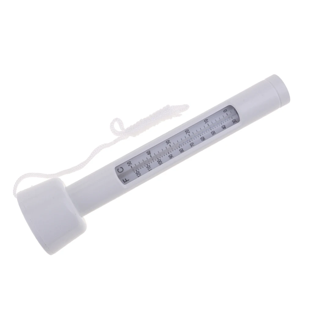 Swimming Pool Thermometer Floating Swimming Water Temperature with Rope for Water Sports Swimming Diving