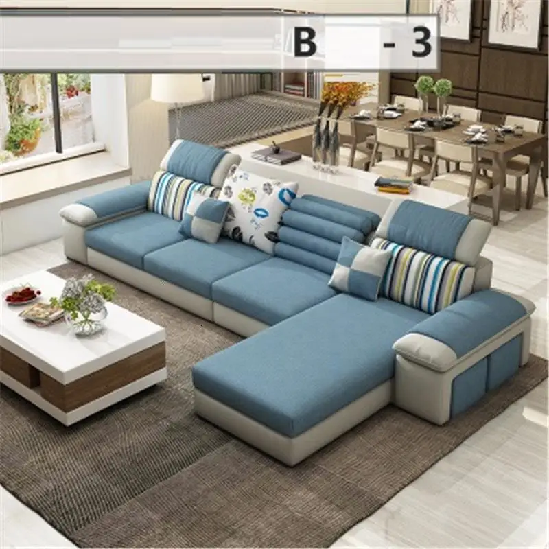 Version B Мобили Koltuk Takimi Puff Recliner Copridivano Kanepe Meble Do Salonu Futon Para De Sala набор мебели для гостиной Mueble диван - Цвет: Version B
