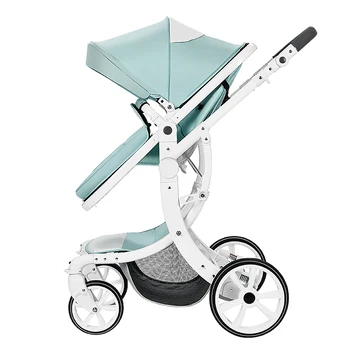 

969Emile stroller high landscape sitting, lying, folding, two-way shock absorption baby stroller, newborn sleeping basket