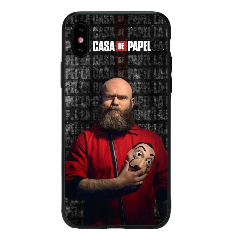 La Casa De Papel Heist чехол для телефона чехол для iPhone 11Pro 5s SE 6 6S Plus 7 8 8Plus XS MAX XR Мягкая силиконовая сумка для телефона