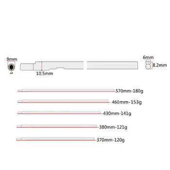 

2pcs/set 420mm GH154 Guitar Action Truss Rod with Wrench 2 Way Adjustment