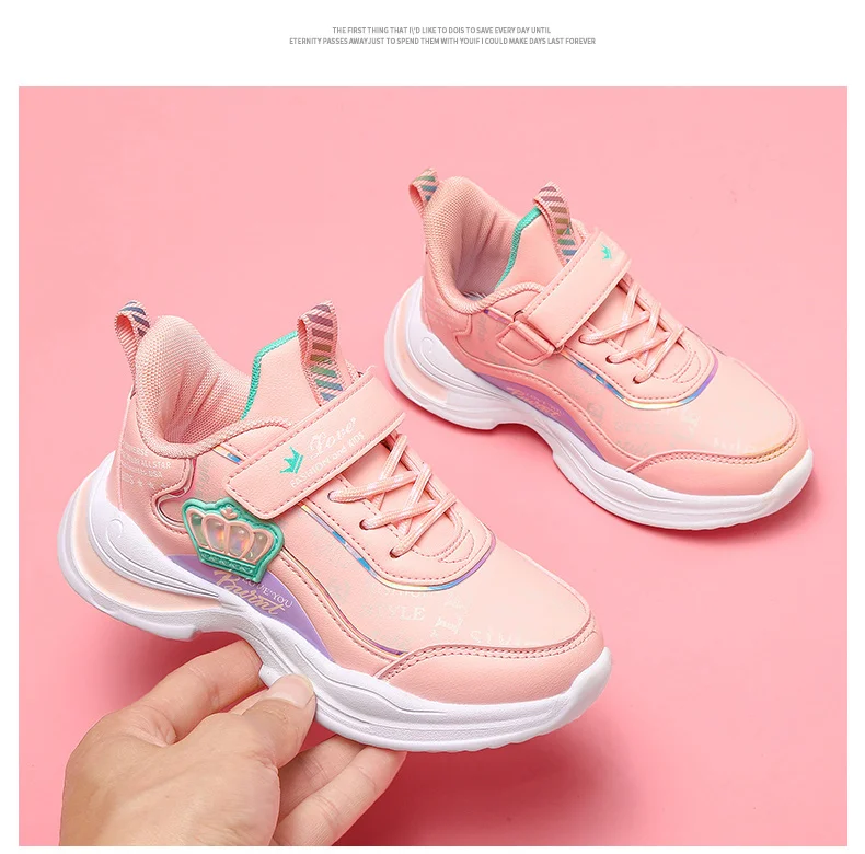 children's shoes for sale WKPK Children Sneakers Fashion Cute Princess Shoes Comfortable Lightweight Girls Outdoor Casual Booties Activity Supplies leather girl in boots