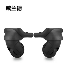 

Mute Black Colored Wheels Luggage Wheel Replacement Repair Wheels Universal Casters Wheel Travel Trolley Case Caster Accessories