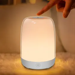 Dremkit – veilleuse pour chambre d'enfant, lumière blanche chaude, 5 couleurs, Rechargeable par USB, lumière à intensité réglable 
