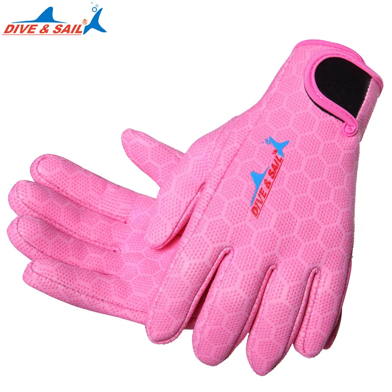Men Women 1.5mm Neoprene Diving Gloves Full Finger Anstislip Scuba Spearfishing Gloves Warm Surfing Snorkeling Wetsuit Gloves