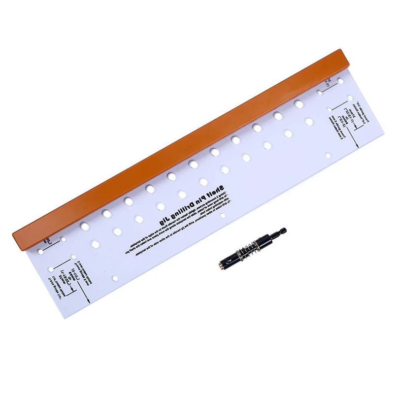 

EASY-Drilling Jig,Premium Shelf Pin Drilling Jig Power Tool Accessory Jigs,Drilling Jig Furniture Cabinet Door Hinge Multi-Funct