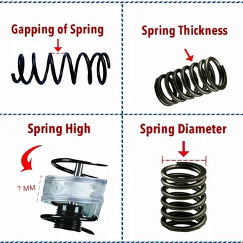 

F-Type Shock Absorber Urethane Spring Buffer Practical For most type of car Car Rubber Shock