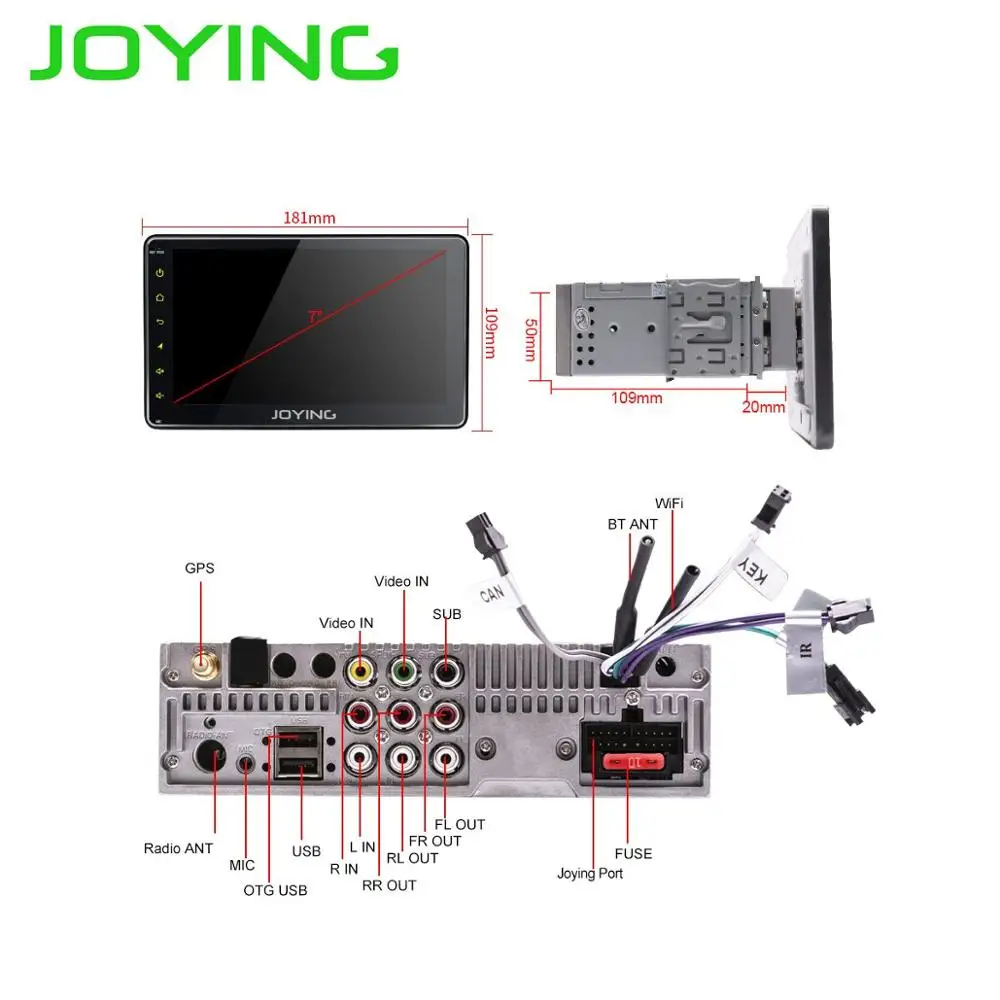 Top Android 8.1 Car Radio 1 DIN 7" HD Universal Stereo Quad Core Car Head Unit Video Player with audio Car Rear Camera Mirror Link 3 Top Android 8.1 Car Radio 1 DIN 7" HD Universal Stereo Quad Core Car Head Unit Video Player with audio Car Rear Camera Mirror Link 3