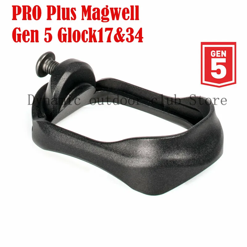 Удлинитель для магазина с ЧПУ Glock Mag- well Magwell Grip Adater Base Pad охоты страйкбола Gen 5 17 &amp 34