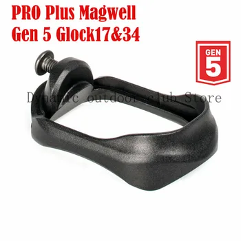 

Totrait CNC Magazine Extension Glock Mag- well Magwell Grip Adater Base Pad for Hunting Airsoft Gen 5 Glock 17 & 34 Dropshipping