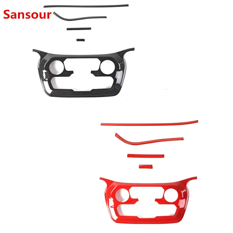

Sansour Car Interioer Dashboard Air Conditioning Panel Decoration Cover Stickers for Jeep Renegade 2018 Car Accessories Styling