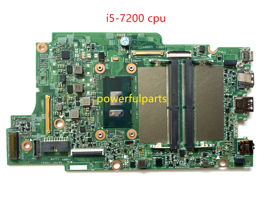 Материнская плата DDR4 для ноутбука dell inspiron 13 100% 7368 7378 рабочий с Φ cpu 00M56T | Компьютеры