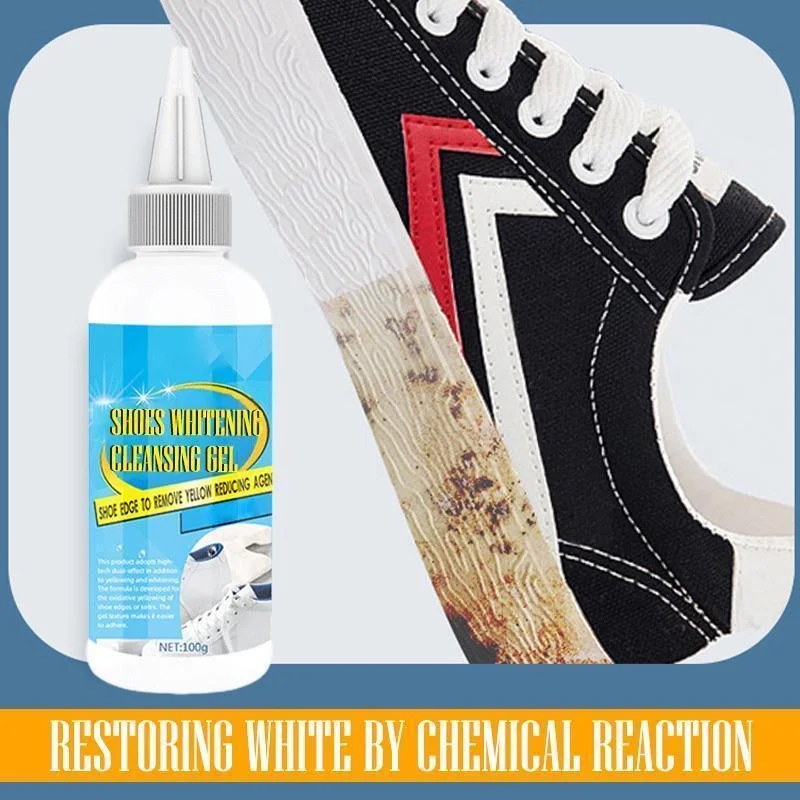 100G White Shoes Cleaner Shoes Whitening Cleansing Gel For Shoe Brush Shoe Sneakers Shoes Cleaning With Making Tape Dropshipping 3
