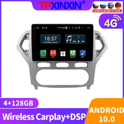 128GB Android 10 para coche Ford Mondeo Radio Multimedia reproductor de vídeo navegador estéreo GPS accesorios de Auto 2din DVD