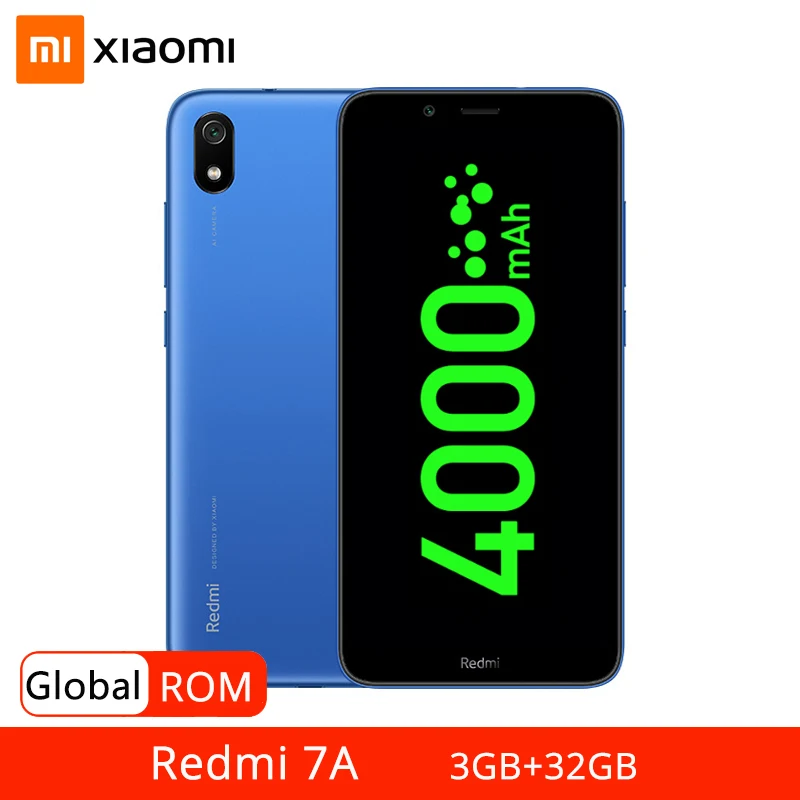 Глобальная прошивка Xiaomi Redmi 7A 3 Гб оперативной памяти 32 встроенной смартфон 5 45 &quot